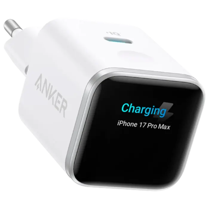 Anker Anker Nano USB-C Snellader 45W met Display - Wit