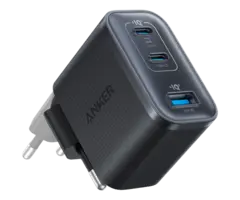 Anker Anker Dual USB-C + USB-A Snellader 70W Zwart