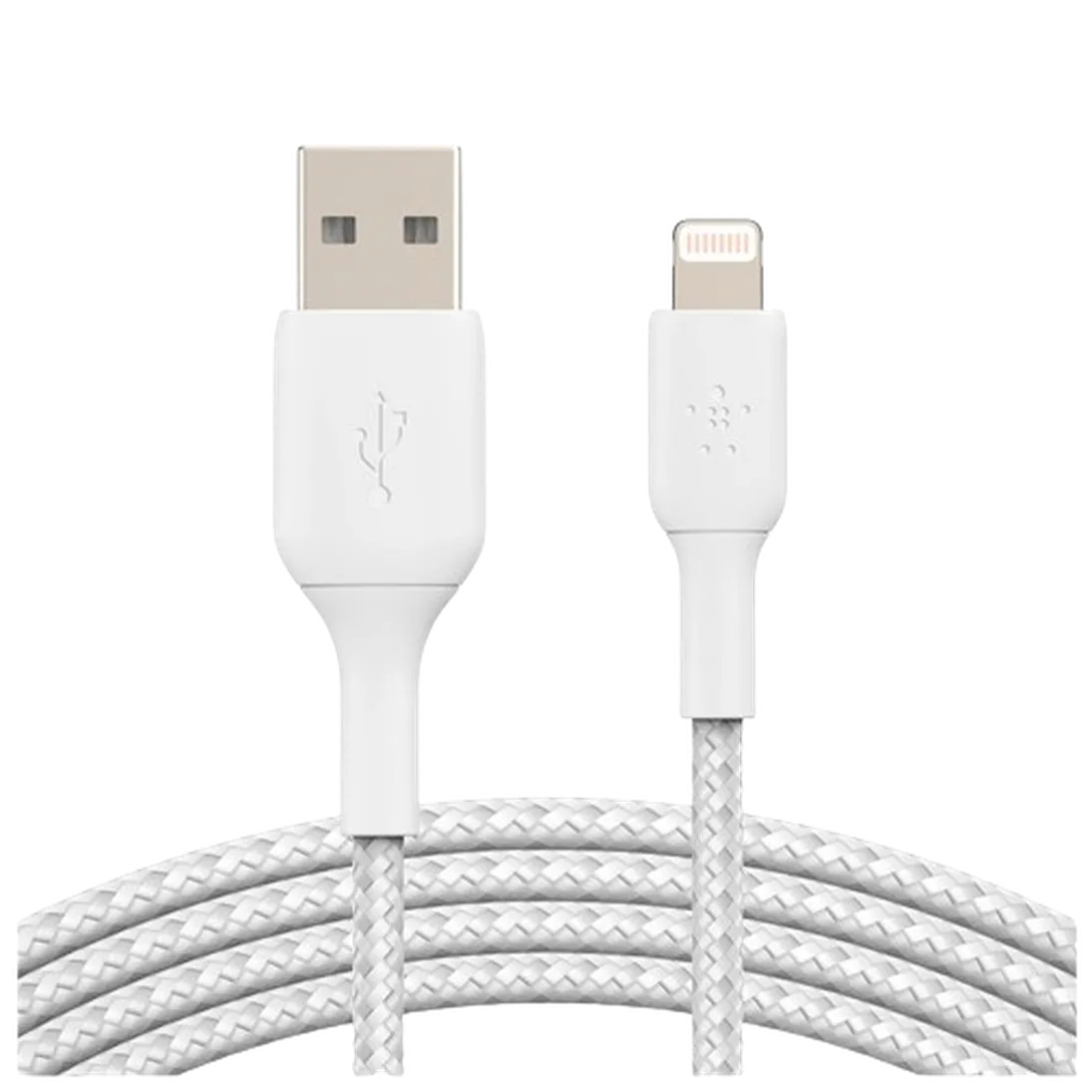 Belkin Belkin Boost Charge Lightning naar USB-A Kabel 3m Gevlochten Wit
