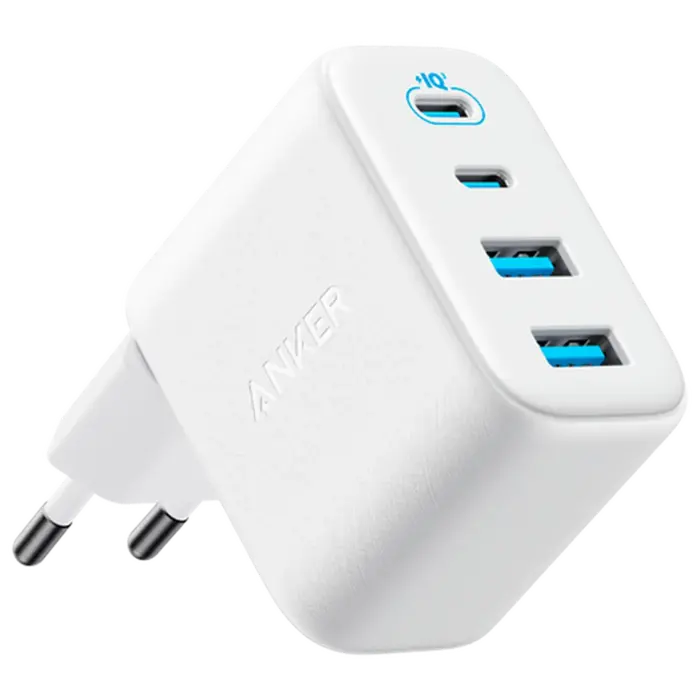 Anker Anker Zolo Dual USB-A + Dual USB-C Snellader 50W - Wit