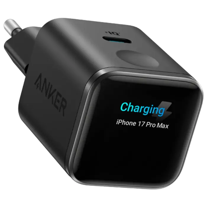 Anker Anker Nano USB-C Snellader 45W met Display - Zwart