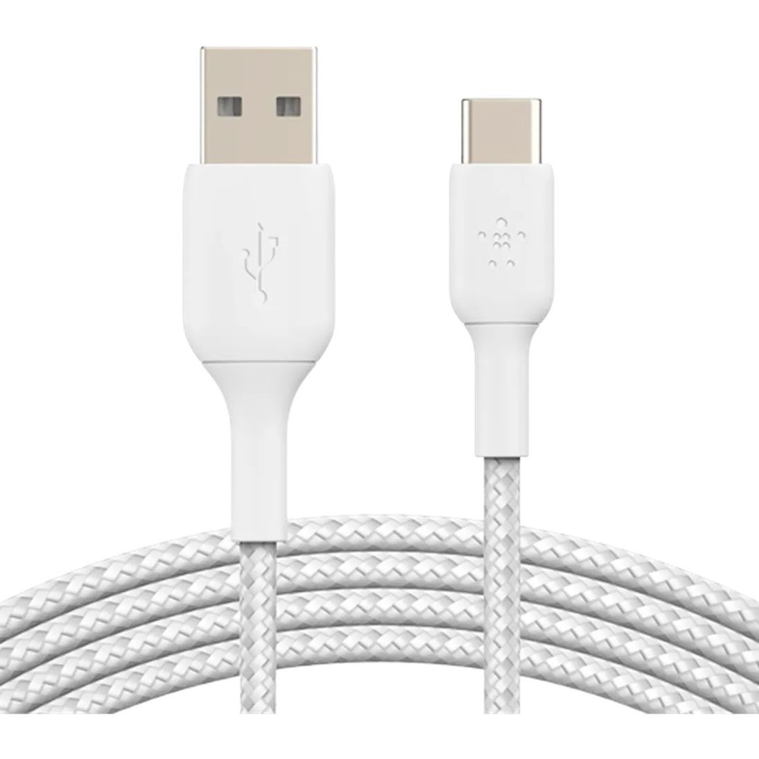 Belkin Belkin Boost Charge Gevlochten USB-C Kabel 2m - Wit