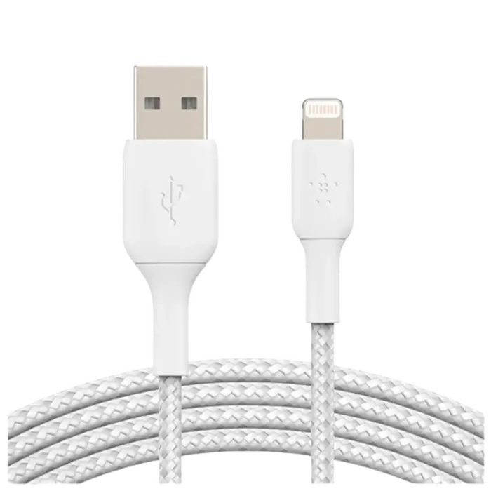 Belkin Belkin Boost Charge Lightning Gevlochten Kabel 1m Wit
