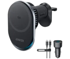 Anker Anker Prime Draadloze Autolader 25W Zwart - Ventilatierooster Houder