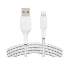 Belkin Belkin Boost Charge Gevlochten Lightning Kabel 2m - Wit