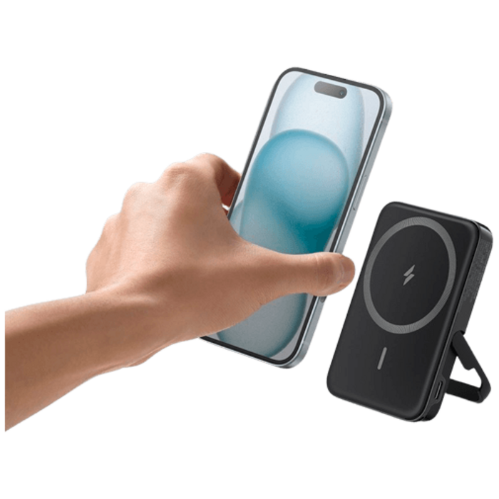 Anker Anker 322 MagGo Magnetische Draadloze Powerbank 5.000mAh - Zwart
