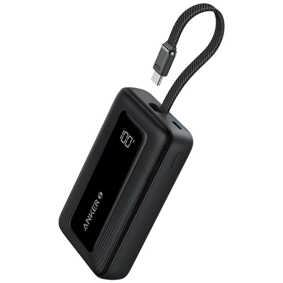 Anker Anker Zolo Powerbank 20.000mAh met Ingebouwde USB-C Kabel Zwart