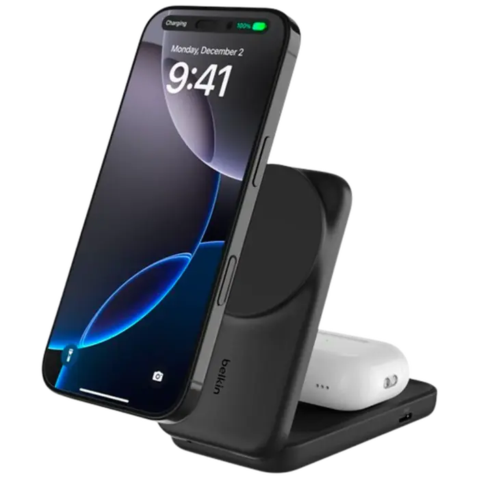 Belkin Belkin Ultracharge 2-in-1 Draadloze Oplader 25W Zwart