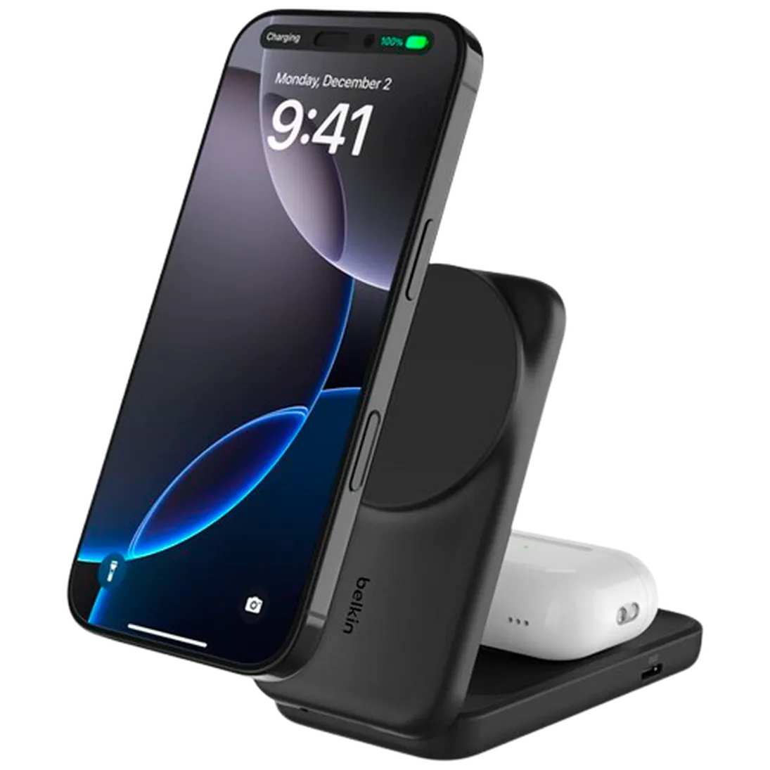 Belkin Belkin Ultracharge 2-in-1 Draadloze Oplader 25W Zwart