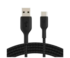 Belkin Belkin Boost Charge USB-C naar USB-C Gevlochten Kabel 2M Zwart