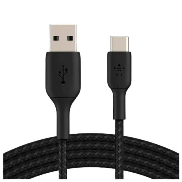 Belkin Belkin Boost Charge USB-C naar USB-C Gevlochten Kabel 2M Zwart