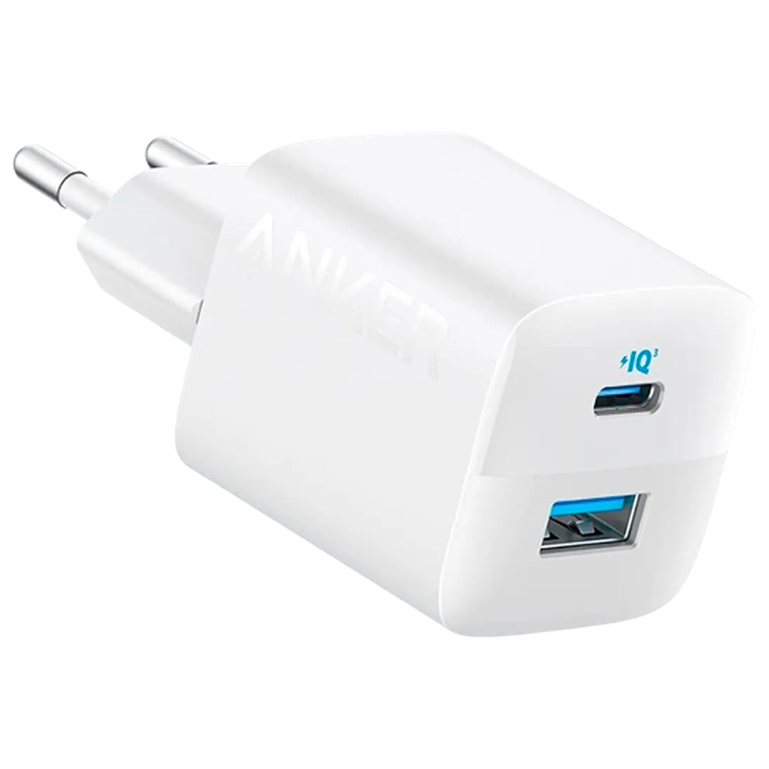 Anker Anker 323 Dual USB & USB-C Snellader 33W - Wit