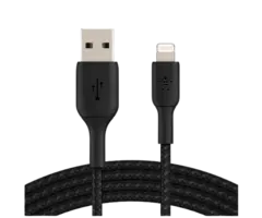 Belkin Belkin Boost Charge Gevlochten Lightning Kabel 1 Meter Zwart