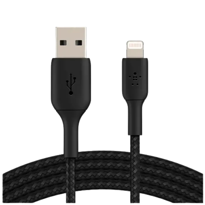 Belkin Belkin Boost Charge Gevlochten Lightning Kabel 1m Zwart