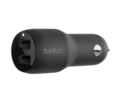 Belkin Belkin Boost Charge Dual USB Snelle Autolader 12W Zwart