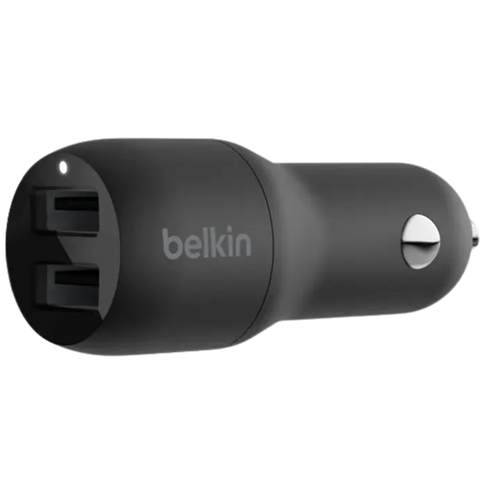 Belkin Belkin Boost Charge Dual USB Autolader 12W Zwart