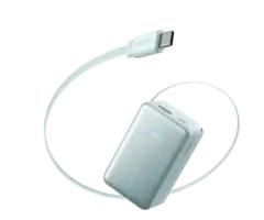 Anker Anker Nano Powerbank 10.000mAh Blauw met Uitschuifbare Kabel