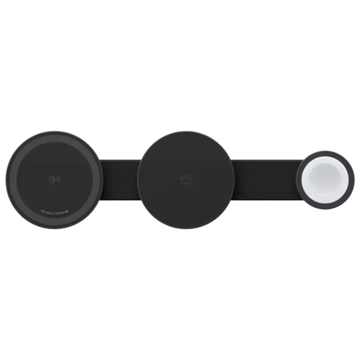 Anker Anker MagGo 3-In-1 Vouwbare Draadloze Snellader (15W Qi2) - Zwart