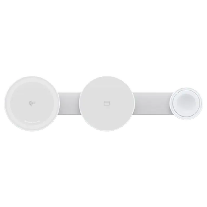 Anker Anker MagGo 3-In-1 Vouwbare Draadloze Snellader 15W Qi2 - Wit