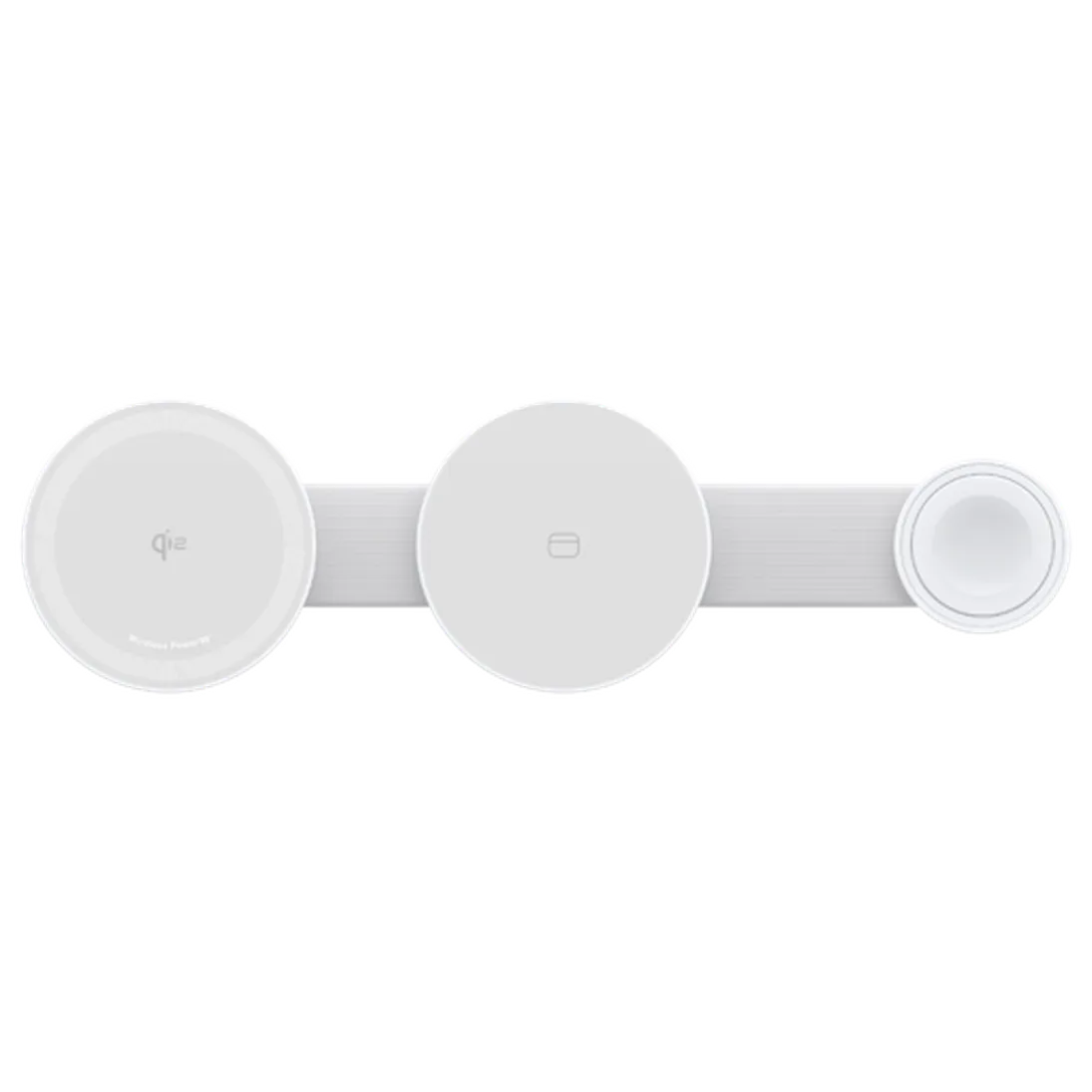 Anker Anker MagGo 3-In-1 Vouwbare Draadloze Snellader 15W Qi2 - Wit