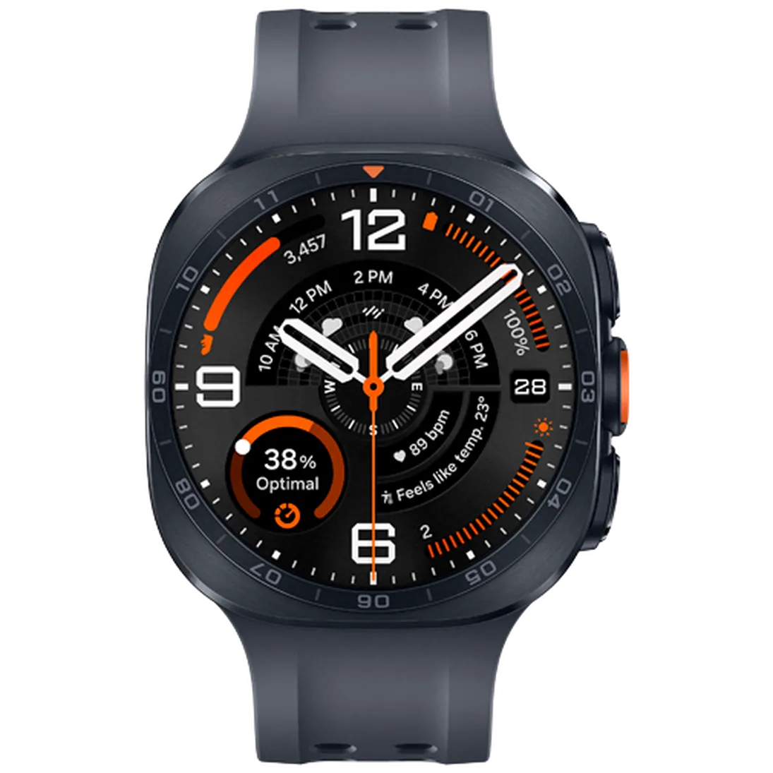 Samsung Samsung Galaxy Watch Ultra 2 Zwart - 47mm Titanium Smartwatch (4G LTE)