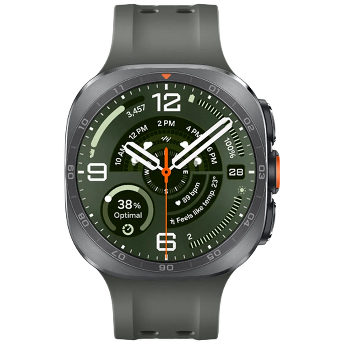 Samsung Samsung Galaxy Watch Ultra 2 4G - Zilver Titanium Smartwatch 47mm
