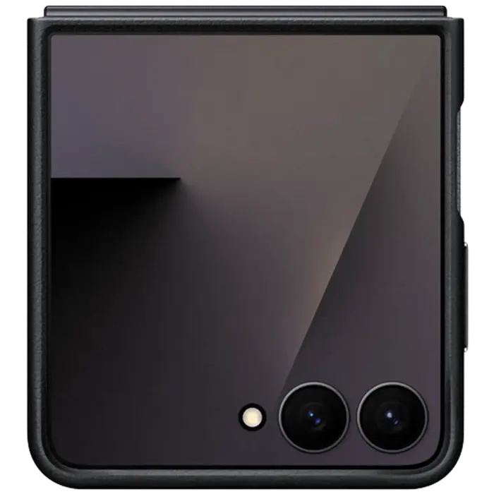 Samsung Samsung Kindsuit PU-Leren Back Cover Zwart voor Galaxy Z Flip 7
