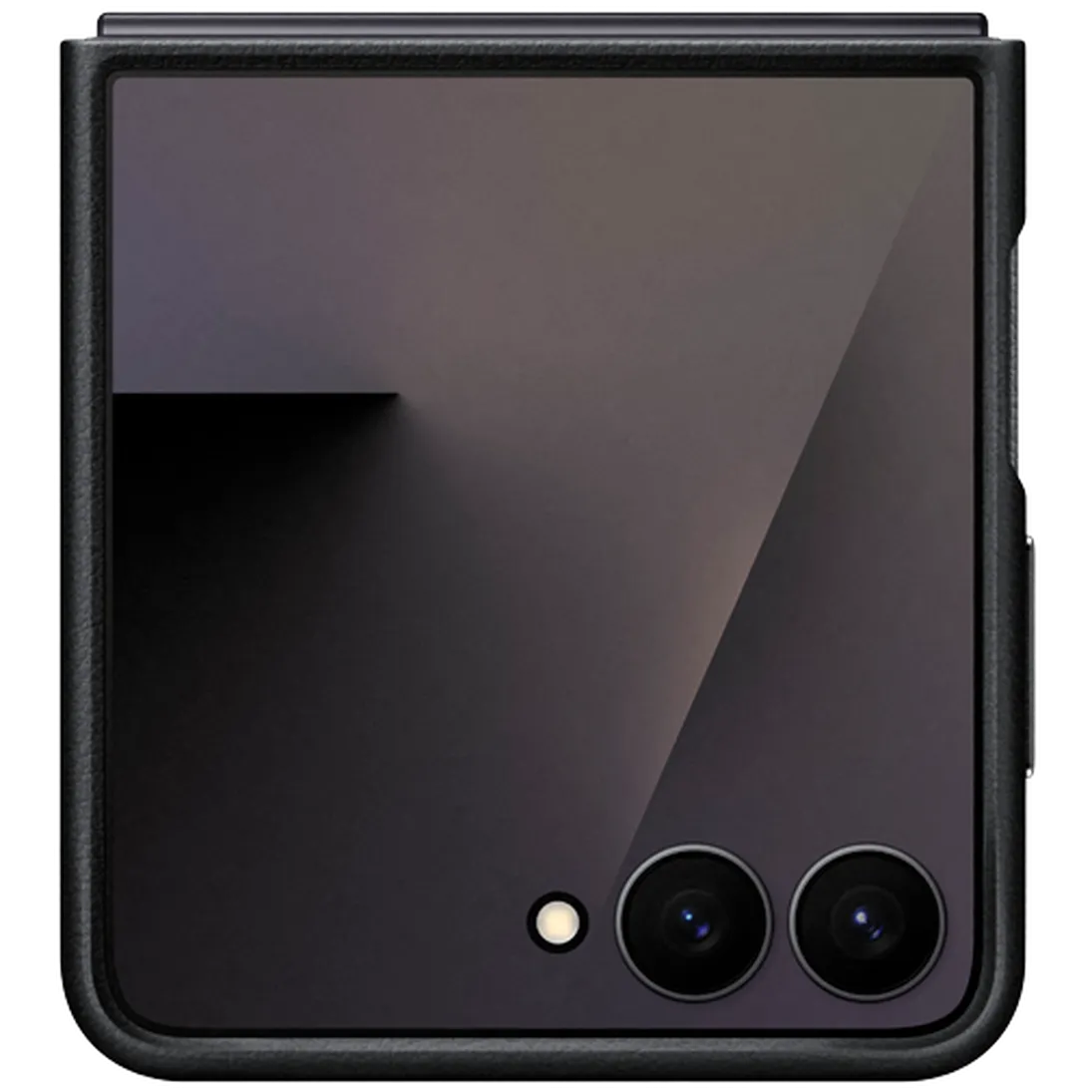 Samsung Samsung Kindsuit PU-Leren Back Cover Zwart voor Galaxy Z Flip 7