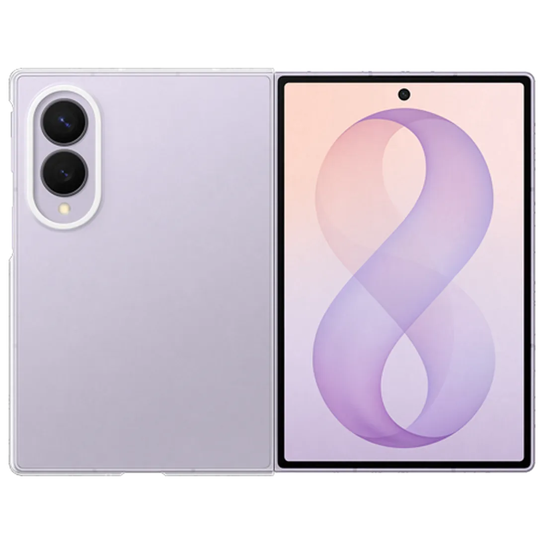 Samsung Samsung Transparante Back Cover voor Galaxy Z Fold 8