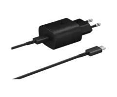 Samsung Samsung 25W USB-C Snellader + USB-C Kabel (EP-TA800) - Zwart