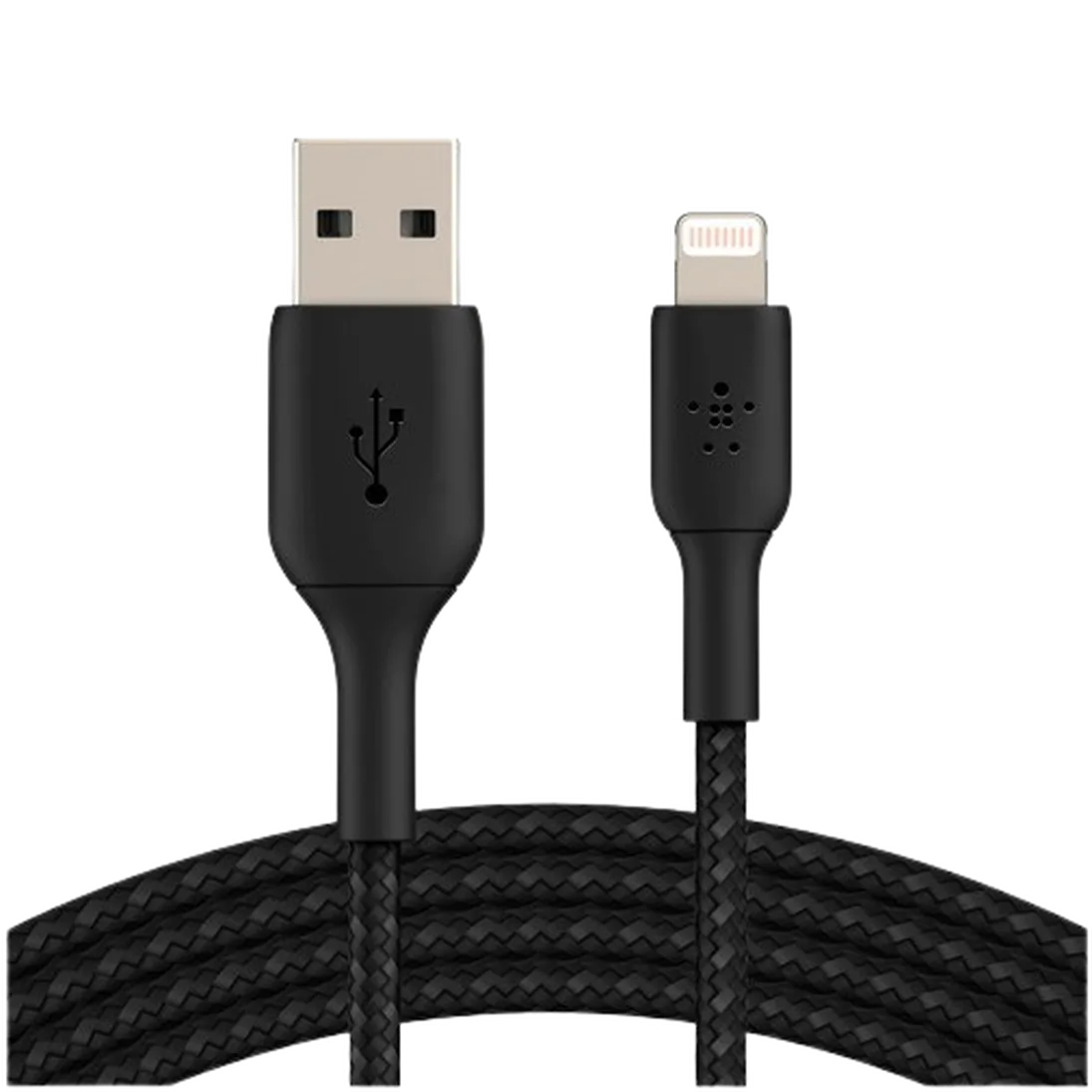 Belkin Belkin Boost Charge Gevlochten Lightning Kabel USB-A 0,15m Zwart