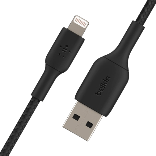 Belkin Belkin Boost Charge Gevlochten Lightning Kabel USB-A 0,15m Zwart, foto 4 van 5