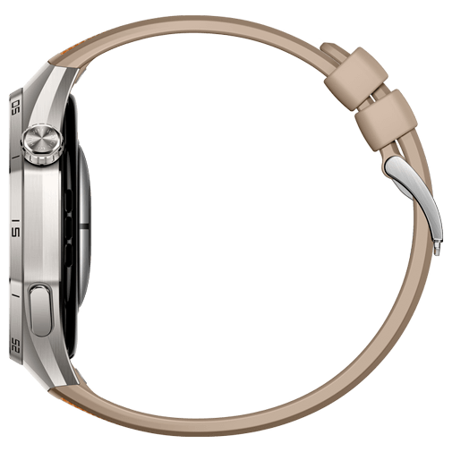 Huawei Huawei Watch GT 6 Pro 46mm Smartwatch - Zilver met Bruine Band, foto 5 van 6
