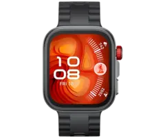 Huawei Huawei Watch Fit 4 Pro Smartwatch - Grijs (Zwarte Rubberen Band)