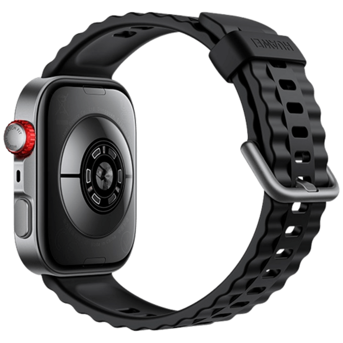 Huawei Huawei Watch Fit 4 Pro Smartwatch - Grijs (Zwarte Rubberen Band)