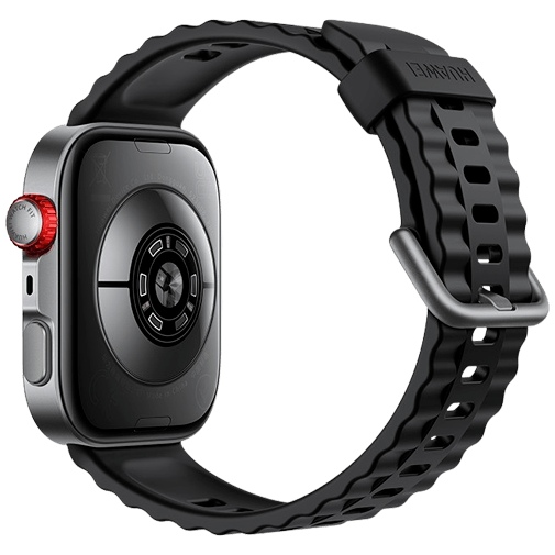 Huawei Huawei Watch Fit 4 Pro Smartwatch - Grijs (Zwarte Rubberen Band)
