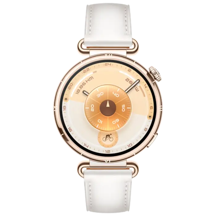 Huawei Huawei Watch GT 6 41mm Smartwatch - Goud met Witte Band