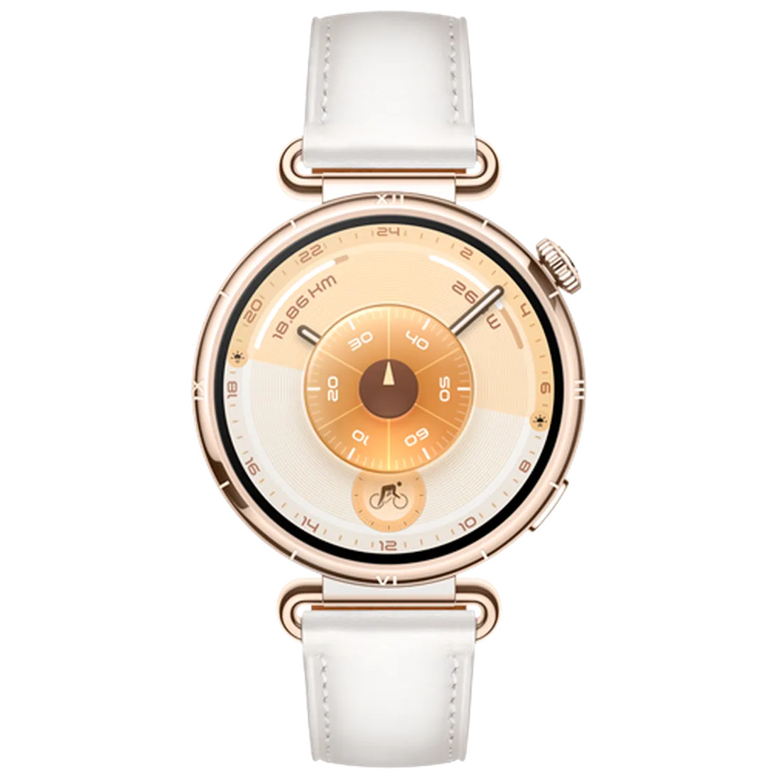 Huawei Huawei Watch GT 6 41mm Smartwatch - Goud met Witte Band