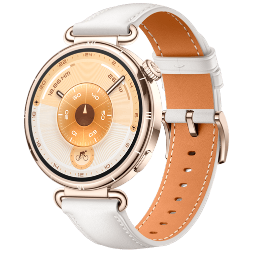 Huawei Huawei Watch GT 6 41mm Smartwatch - Goud met Witte Band
