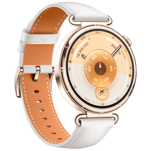 Huawei Huawei Watch GT 6 41mm Smartwatch - Goud met Witte Band