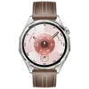 Huawei Huawei Watch GT 6 46mm Smartwatch - Zilver met Bruine Band