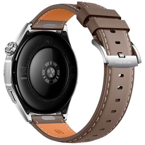 Huawei Huawei Watch GT 6 46mm Smartwatch - Zilver met Bruine Band