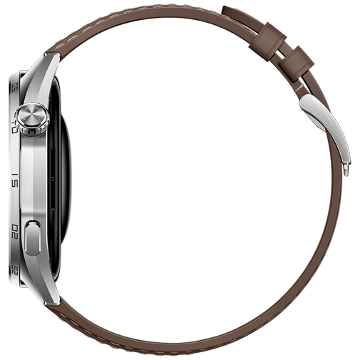 Huawei Huawei Watch GT 6 46mm Smartwatch - Zilver met Bruine Band