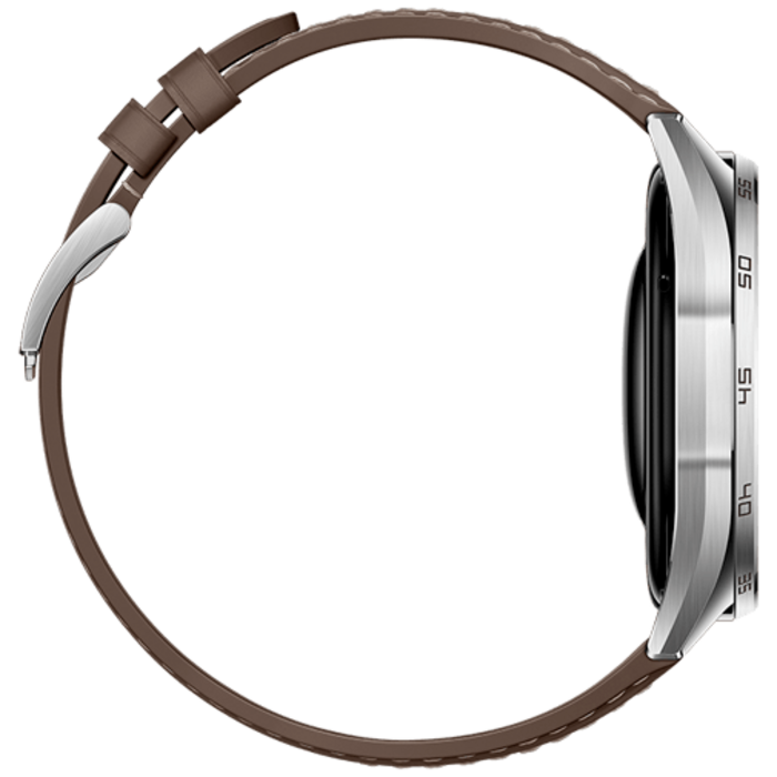 Huawei Huawei Watch GT 6 46mm Smartwatch - Zilver met Bruine Band