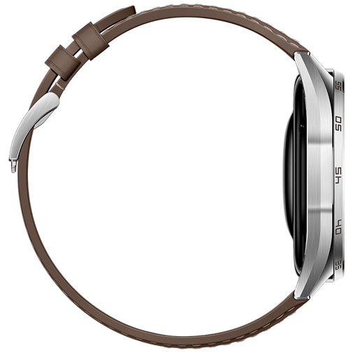 Huawei Huawei Watch GT 6 46mm Smartwatch - Zilver met Bruine Band