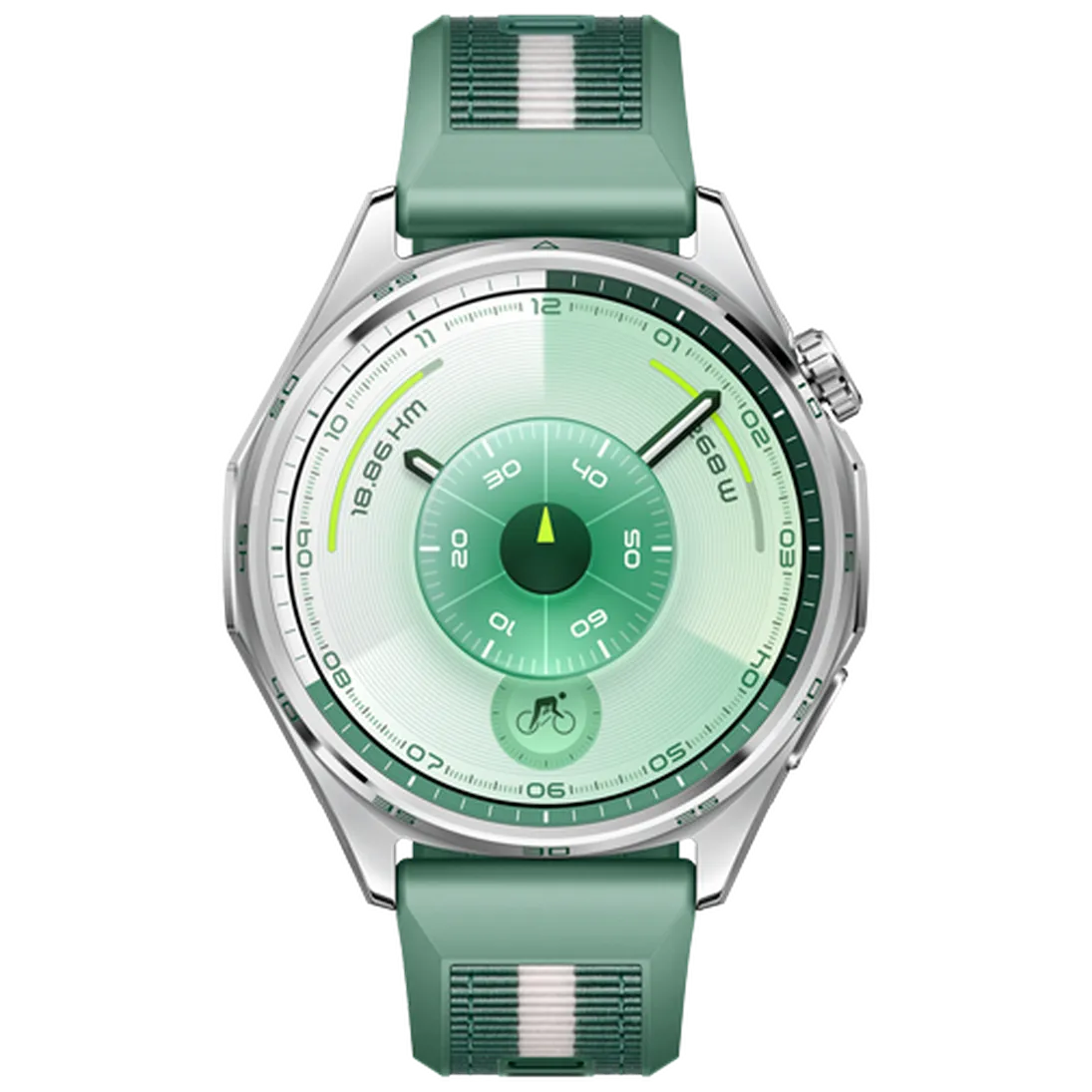 Huawei Huawei Watch GT 6 46mm Smartwatch - Zilver (Groene Band)