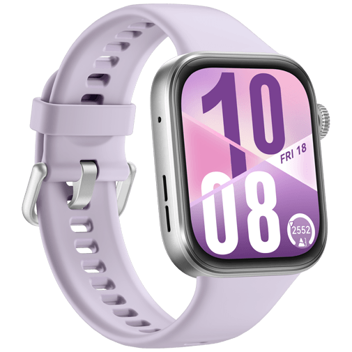 Huawei Huawei Watch Fit 4 Smartwatch - Zilver (Paarse Band)