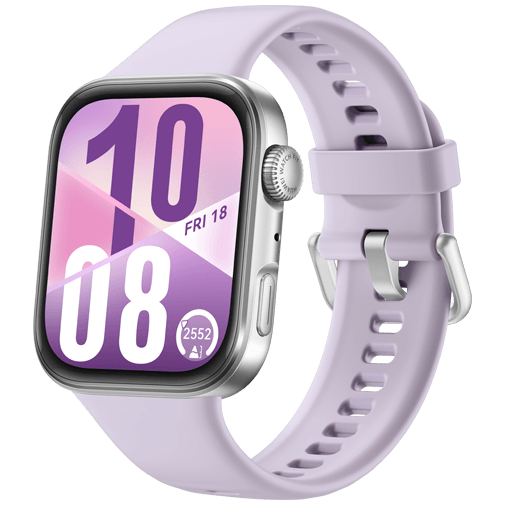 Huawei Huawei Watch Fit 4 Smartwatch - Zilver (Paarse Band)