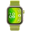 Huawei Huawei Watch Fit 4 Pro Goud met Groene Nylon Band