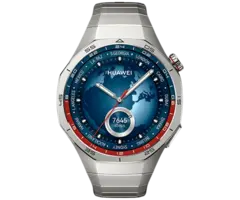 Huawei Huawei Watch GT 5 Pro 46mm Smartwatch - Zilver met Metalen Band